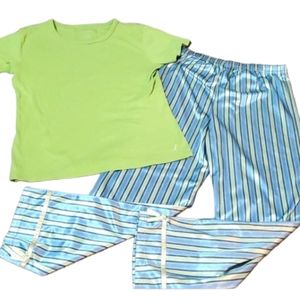 Small juniors silky sleep pant tee vintage